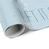 Let It Snow Snowflakes Christmas Holiday Wrapping Paper | Zazzle