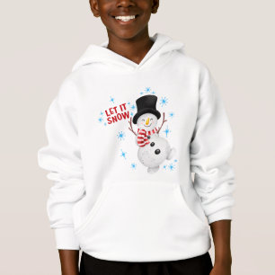 Let It Snow Snowman Hoodie