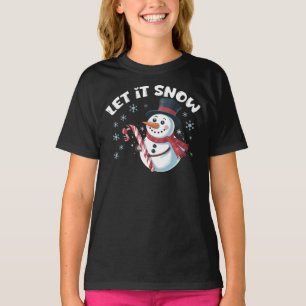 Let it Snow Snowman T-Shirt