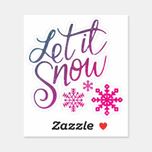 Let it Snow Sticker for Sale by SophieMcMartin