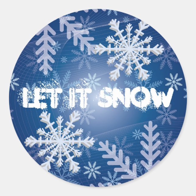 Let It Snow stickers (Front)