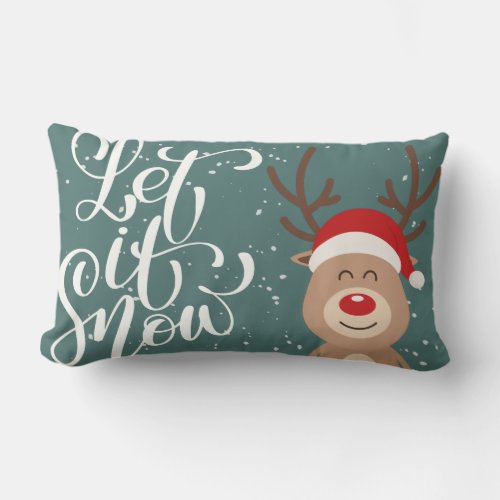 LET IT SNOW Throw Pillow