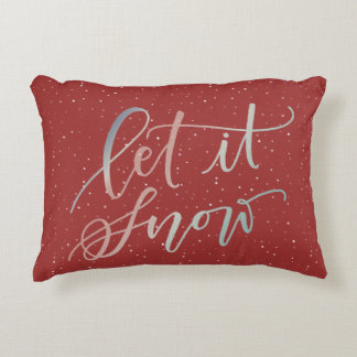 Let It Snow Throw Pillow