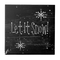 Let It Snow Tile