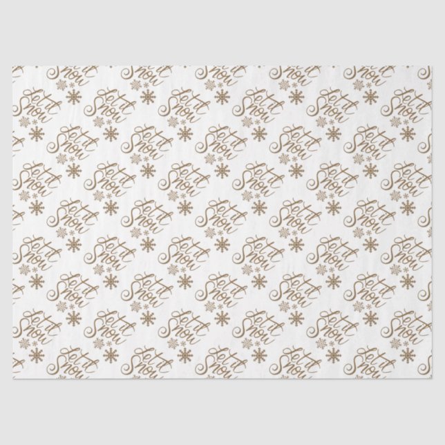Let it Snow Tissue Paper (Front)