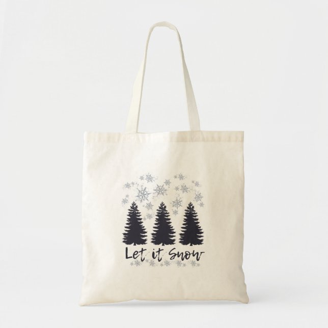 Let it Snow Tote Bag (Front)