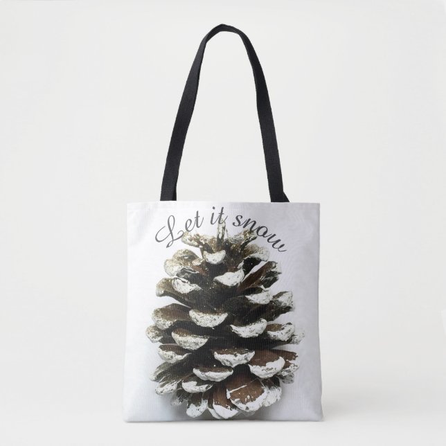 LET IT SNOW TOTE BAG (Front)