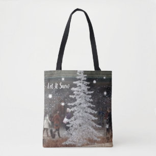 Let It Snow Tote Bag