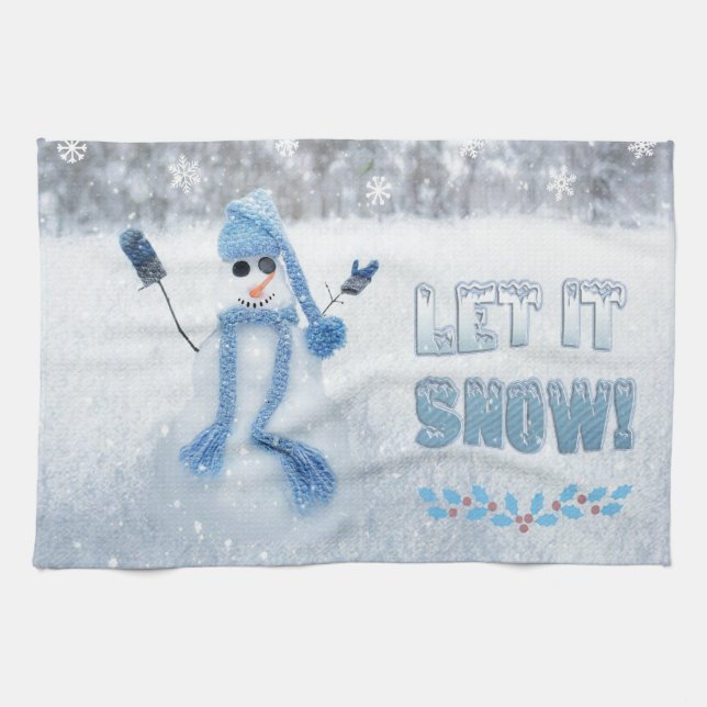 Let It Snow Towel (Horizontal)