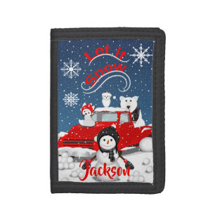 Let It Snow Trifold Wallet