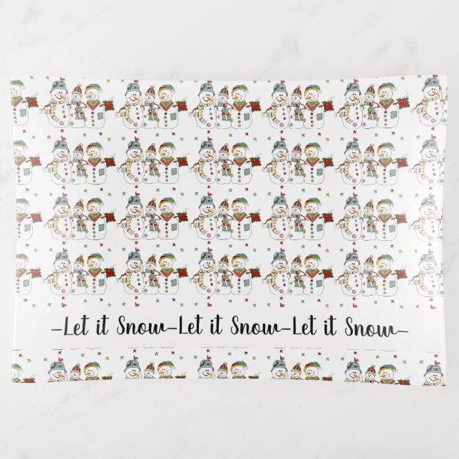 Let it Snow Trinket Tray (Front)