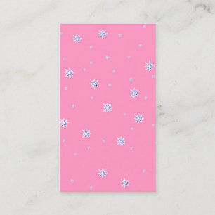 Let it Snow - Winter Snowflakes Enclosure Card