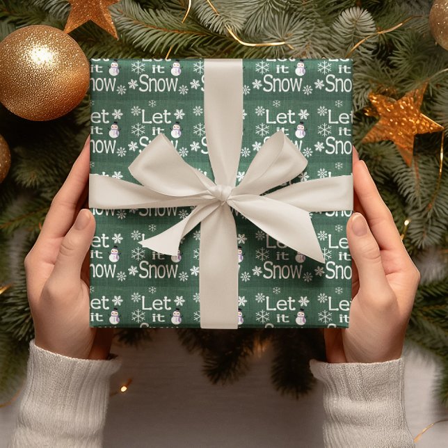 Let it Snow Wrapping Paper (Creator Uploaded)