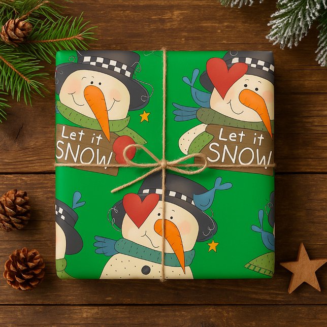 Let It Snow Wrapping Paper (Creator Uploaded)