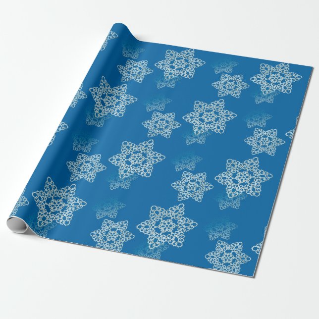 Let it Snow Wrapping Paper (Unrolled)