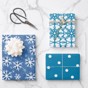 Let It Snow Wrapping Paper Sheets