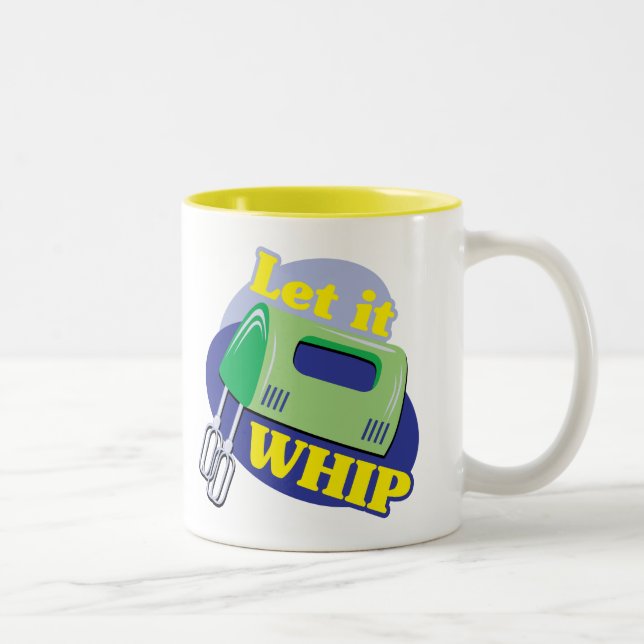 Let It Whip Two-Tone Coffee Mug (Right)