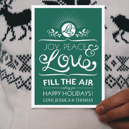 Let Joy Peace  Love Fill The Air _ Happy Holiday
