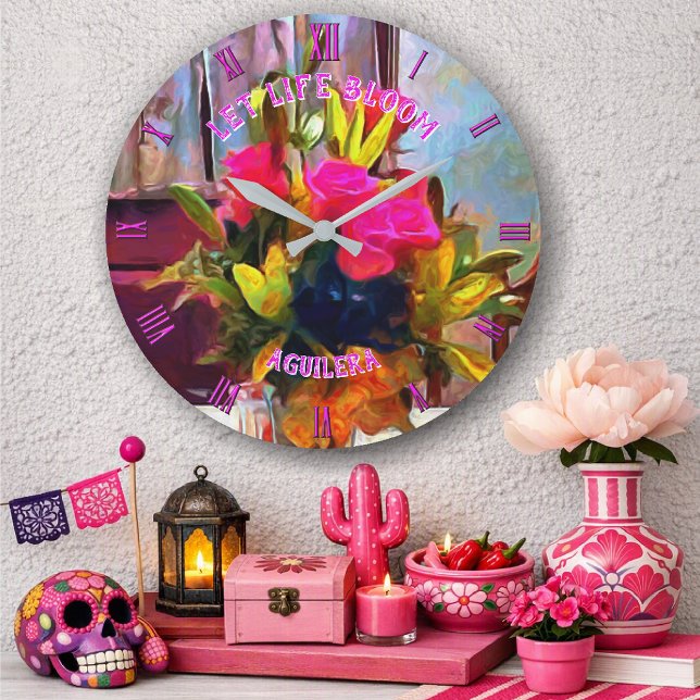 Let Life Bloom PM0001 Large Clock (Creator Uploaded)
