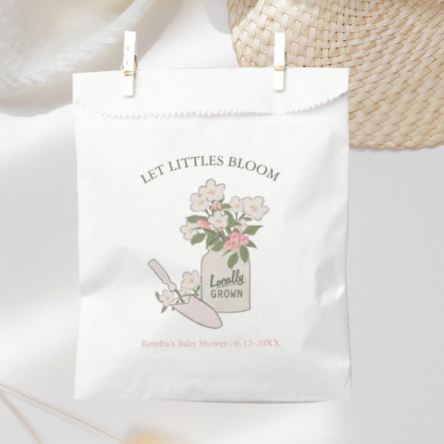 Let Littles Bloom Garden Seeds Baby Shower Favor Bag (Creator Uploaded)
