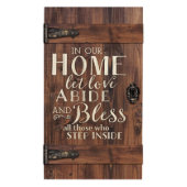 Let Love Abide Barn Door Pallet Plaque (Blank)