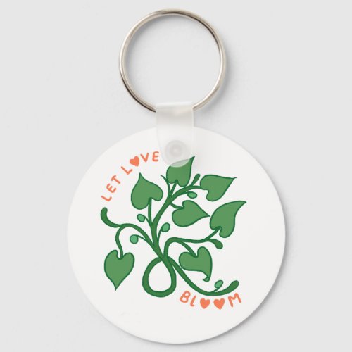 Let love Bloom Keychain