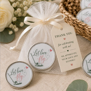 Let Love Fly Golf Ball Marker Romantic Golf Wedd