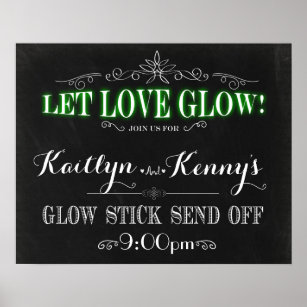 Buy Let Love Glow Sign Let Love Glow Favors Sign Let Love Glow