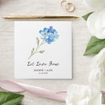 Let Love Grow l Forget-me-not Seed Wedding Favor Envelope<br><div class="desc">Special for you!
Please click on the personalize button to customize it with your text & name</div>