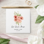 Let Love Grow l Zinnia Seed Packet Wedding Favor Envelope<br><div class="desc">Special for you!
Please click on the personalize button to customize it with your text & name</div>