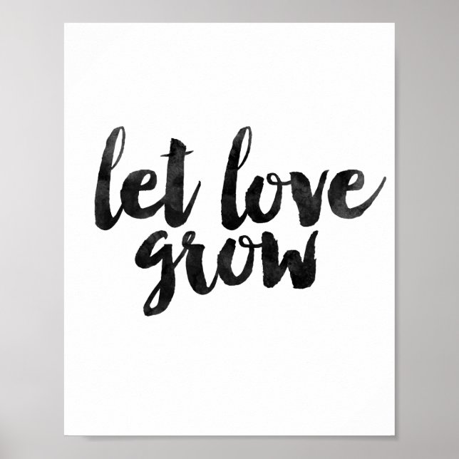 Let Love Grow Poster (Front)