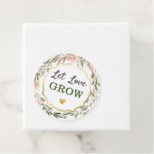 Let Love Grow Wedding Bridal Shower Cacti Seed Pot Favor Tags (In Situ)