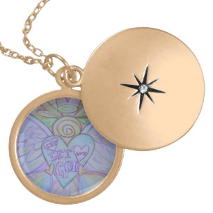 Let Love Guardian Angel Necklace Pendant Jewelry