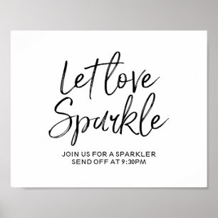 Let Love Sparkle 8x10 Sign
