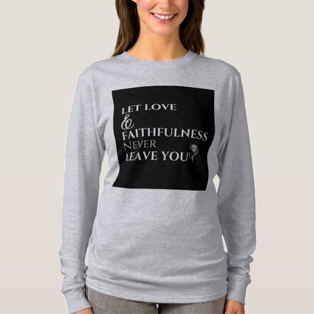 let love women's long sleeve T-Shirt (Front)