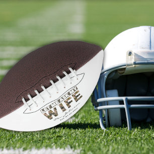 Let me ask my wife funny personalized football