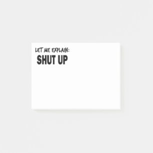 Let Me Explain Post-it Notes