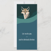 “Let me fix you” Bookmark – J to G (Front)