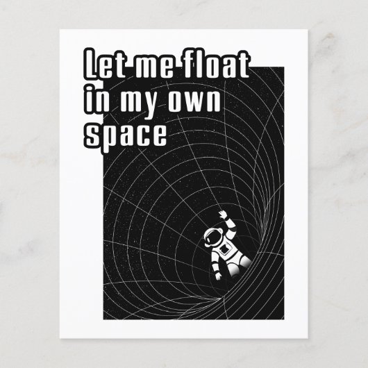 Let me float in my own space (Front)