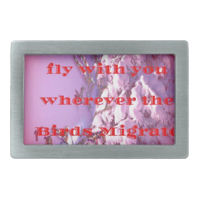Let me fly with you to valentine.png belt buckle (Front)