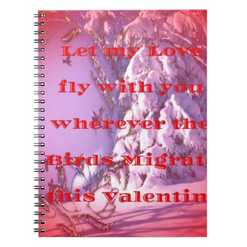 Let me fly with you to valentinepng notebook