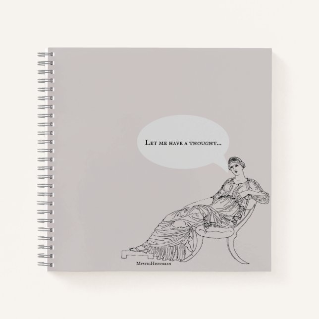 Let me have a thought Notebook (Front)