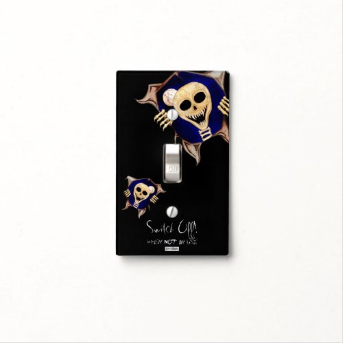 Let Me Out Escaping Skeleton Light Switch Cover