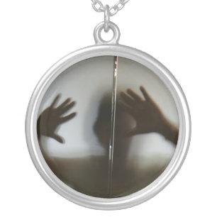 Let Me Out Silver Plated Necklace