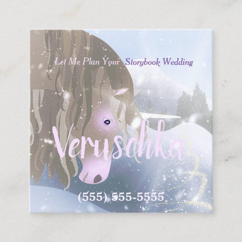 Let me Plan Your Storybook Wedding _ Business Card