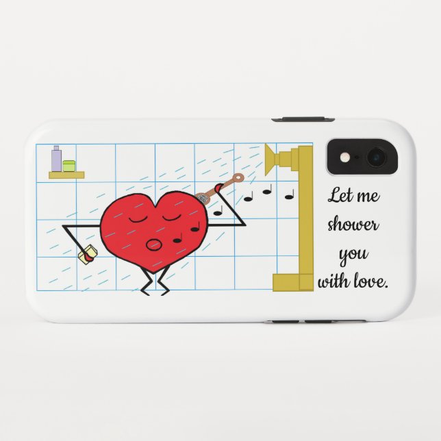 Let Me Shower You with Love:  Phone Case (Back (Horizontal))