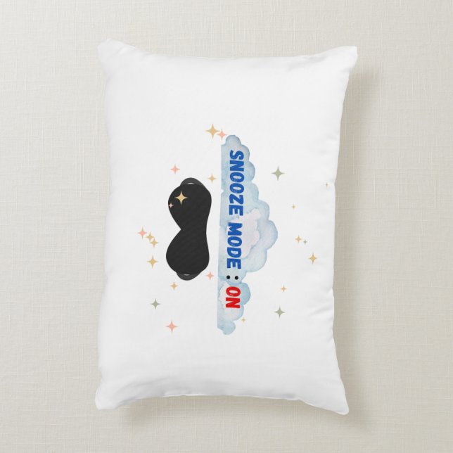 "Let Me Sleep – Double-Sided Funny Sleep Quote Pil Accent Pillow (Back(Vertical))