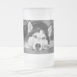 Let Me Sleep Please Frosted Glass Beer Mug