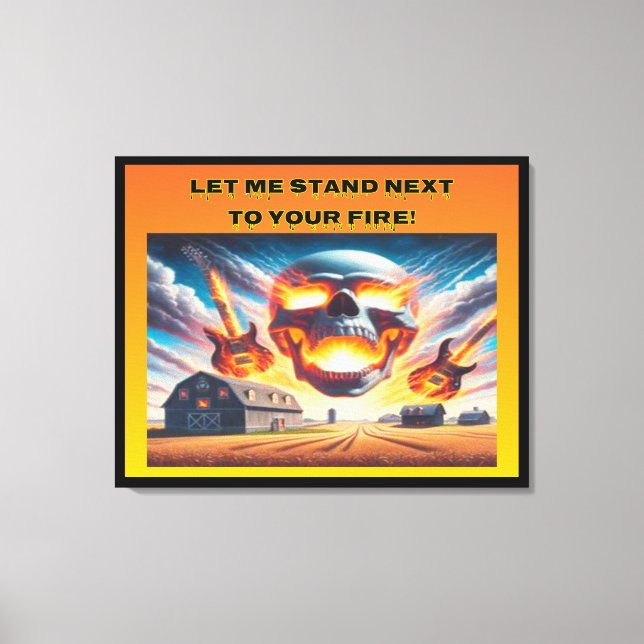 Let me Stand... Canvas Print (Front)