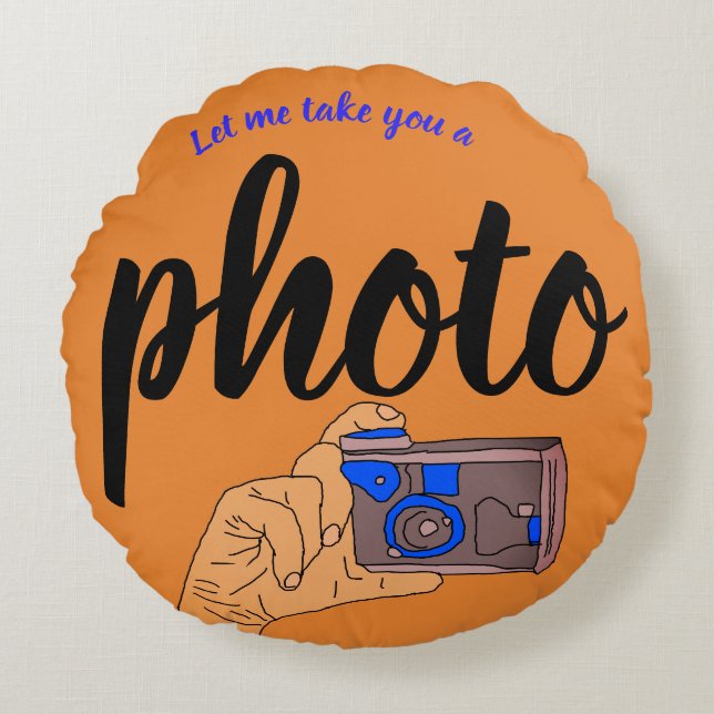 let me take you a photo pillow (Front)